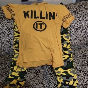 Killing it hoody and fatigue joggers